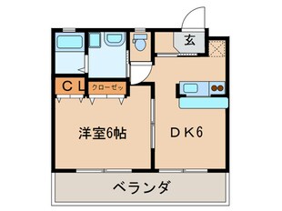 リベルタ梅ノ木の物件間取画像